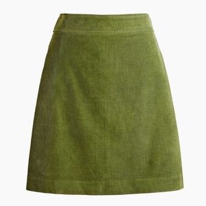 NWT JCrew Corduroy Skirt